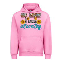 Fuchsia Pink go away i am introvering Urban Hoodie - HRA Design Shop