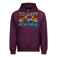 Mauve Wine go away i am introvering Urban Hoodie - HRA Design Shop