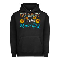 Pigment Black go away i am introvering Urban Hoodie - HRA Design Shop