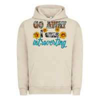 Pigment French Oak go away i am introvering Urban Hoodie - HRA Design Shop