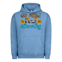 Pigment Pebble Blue go away i am introvering Urban Hoodie - HRA Design Shop