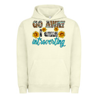 Pigment Pistachio go away i am introvering Urban Hoodie - HRA Design Shop