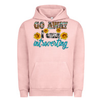 Pigment Salmon go away i am introvering Urban Hoodie - HRA Design Shop