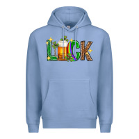 Colony Blue St. Patrick's Day luck beer Premium Hoodie - Neo Western