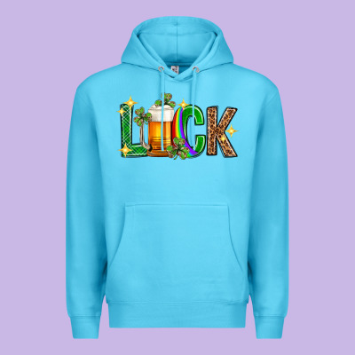 St. Patrick's Day Luck Beer Premium Hoodie Designed By Neo Western