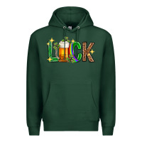 Sports Green St. Patrick's Day luck beer Premium Hoodie - Neo Western