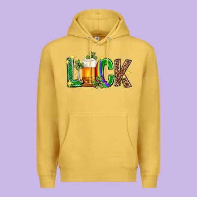 St. Patrick's Day Luck Beer Premium Hoodie Designed By Neo Western