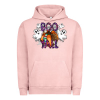 Pigment Salmon Boo yall Urban Hoodie - CowhideDigitalArt