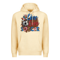 Pina Colada live love soccer Premium Hoodie - HRA Design Shop
