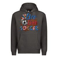 Smoke live love soccer Premium Hoodie - HRA Design Shop