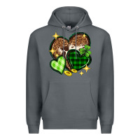 Rock St. Patrick's Day hearts Premium Hoodie - Neo Western