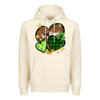Sandshell St. Patrick's Day hearts Premium Hoodie - Neo Western