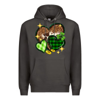 Smoke St. Patrick's Day hearts Premium Hoodie - Neo Western