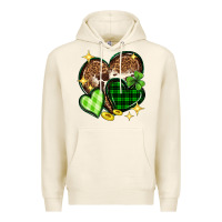 Tofu St. Patrick's Day hearts Premium Hoodie - Neo Western