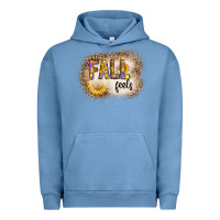 Pigment Pebble Blue fall feels Urban Hoodie - CowhideDigitalArt