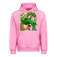 Fuchsia Pink Loads of luck truck st. patricks day Urban Hoodie - Neo Western