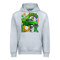 Heather Grey Loads of luck truck st. patricks day Urban Hoodie - Neo Western
