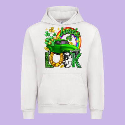 Loads Of Luck Truck St. Patricks Day Urban Hoodie Designed By Neo Western