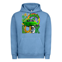 Pigment Pebble Blue Loads of luck truck st. patricks day Urban Hoodie - Neo Western