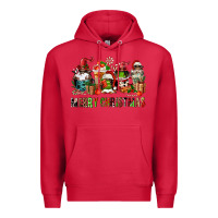 Cardinal merry christmas coffee afro gnomies Premium Hoodie - FaDigitalArtStudio