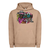 Pigment Burro cowgirl2 Urban Hoodie - SublimationCraftShop
