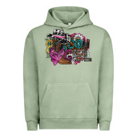Pigment Oil Green cowgirl2 Urban Hoodie - SublimationCraftShop