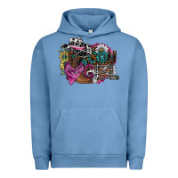 Pigment Pebble Blue cowgirl2 Urban Hoodie - SublimationCraftShop