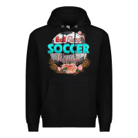 Black eat sleep soccer repeat Premium Hoodie - HRA Design Shop