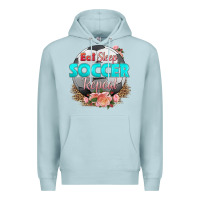 Blue Mist eat sleep soccer repeat Premium Hoodie - HRA Design Shop