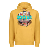 Mustard eat sleep soccer repeat Premium Hoodie - HRA Design Shop