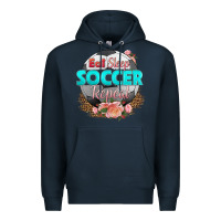 Navy eat sleep soccer repeat Premium Hoodie - HRA Design Shop