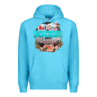 Ocean Blue eat sleep soccer repeat Premium Hoodie - HRA Design Shop