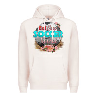 Pale Pink eat sleep soccer repeat Premium Hoodie - HRA Design Shop