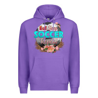 Purple eat sleep soccer repeat Premium Hoodie - HRA Design Shop