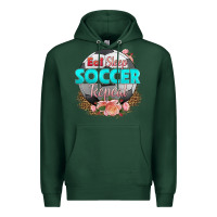 Sports Green eat sleep soccer repeat Premium Hoodie - HRA Design Shop