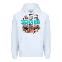 White eat sleep soccer repeat Premium Hoodie - HRA Design Shop