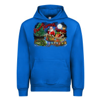 Cobalt heaux heaux heaux christmas louisiana swamp Urban Hoodie - FaDigitalArtStudio