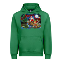 Emerald heaux heaux heaux christmas louisiana swamp Urban Hoodie - FaDigitalArtStudio