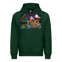 Forest Green heaux heaux heaux christmas louisiana swamp Urban Hoodie - FaDigitalArtStudio