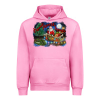 Fuchsia Pink heaux heaux heaux christmas louisiana swamp Urban Hoodie - FaDigitalArtStudio