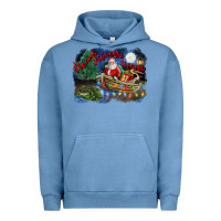 Pigment Pebble Blue heaux heaux heaux christmas louisiana swamp Urban Hoodie - FaDigitalArtStudio