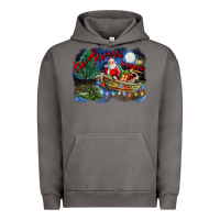 Pigment Tornado heaux heaux heaux christmas louisiana swamp Urban Hoodie - FaDigitalArtStudio