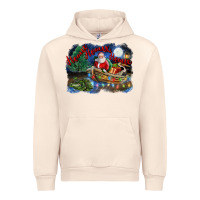 Sandshell heaux heaux heaux christmas louisiana swamp Urban Hoodie - FaDigitalArtStudio