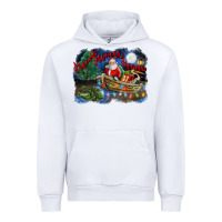 White heaux heaux heaux christmas louisiana swamp Urban Hoodie - FaDigitalArtStudio