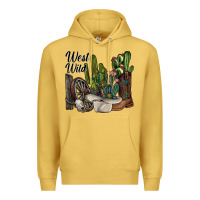 Antique Gold west wild Premium Hoodie - SublimationCraftShop