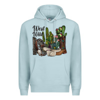Blue Mist west wild Premium Hoodie - SublimationCraftShop