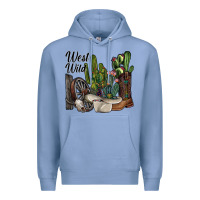 Colony Blue west wild Premium Hoodie - SublimationCraftShop