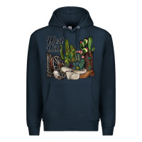 Navy west wild Premium Hoodie - SublimationCraftShop