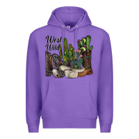 Purple west wild Premium Hoodie - SublimationCraftShop