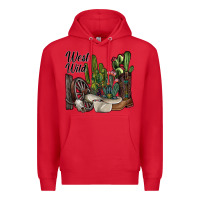 Red west wild Premium Hoodie - SublimationCraftShop